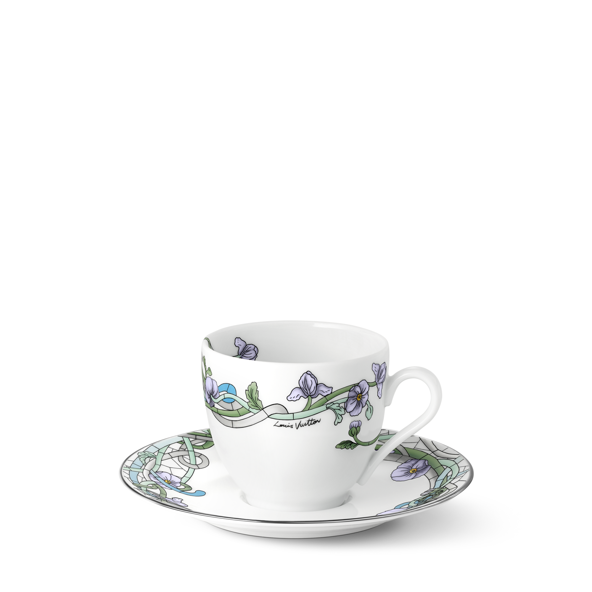 極美品　LOUIS VUITTON 付属品付き　ポルトクレ　コーヒーカップ louis-vuitton--